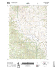 US Topo 7.5-minute map for Peck Mountain ID