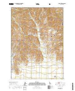 USGS US Topo 7.5-minute map for Phillips Creek ID 2020