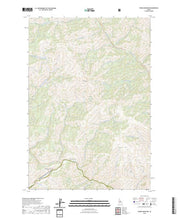 US Topo 7.5-minute map for Pungo Mountain ID