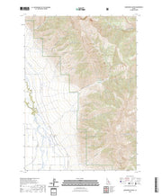 US Topo 7.5-minute map for Ramshorn Canyon ID