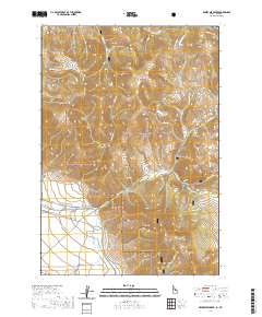 USGS US Topo 7.5-minute map for Reservoir Creek IDMT 2020