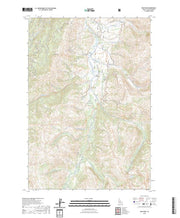 US Topo 7.5-minute map for Rice Peak ID