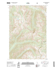 US Topo 7.5-minute map for Saddle Mountain IDMT