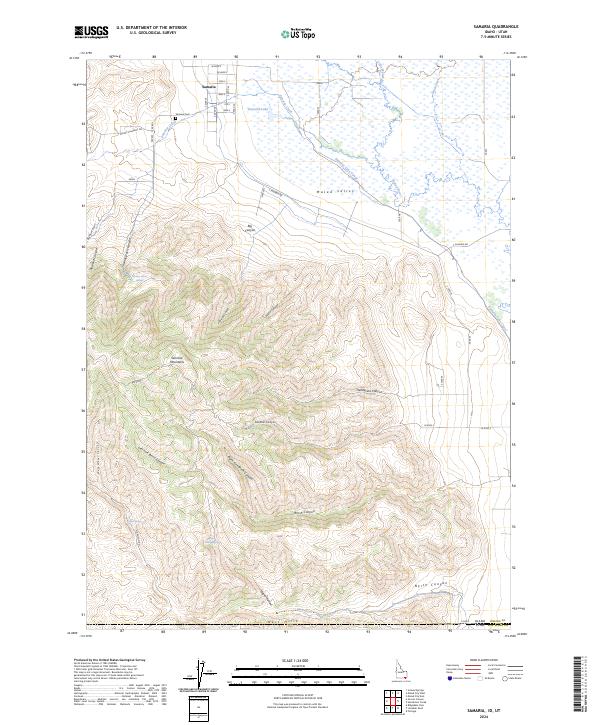 US Topo 7.5-minute map for Samaria IDUT