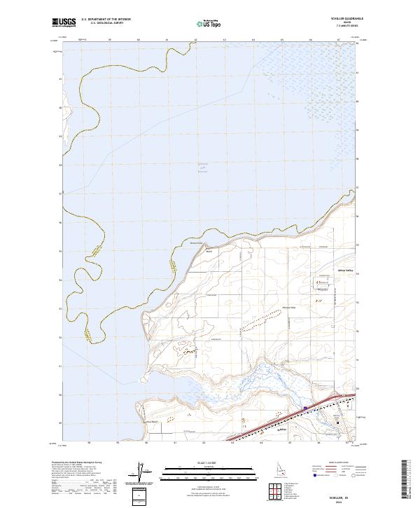 US Topo 7.5-minute map for Schiller ID