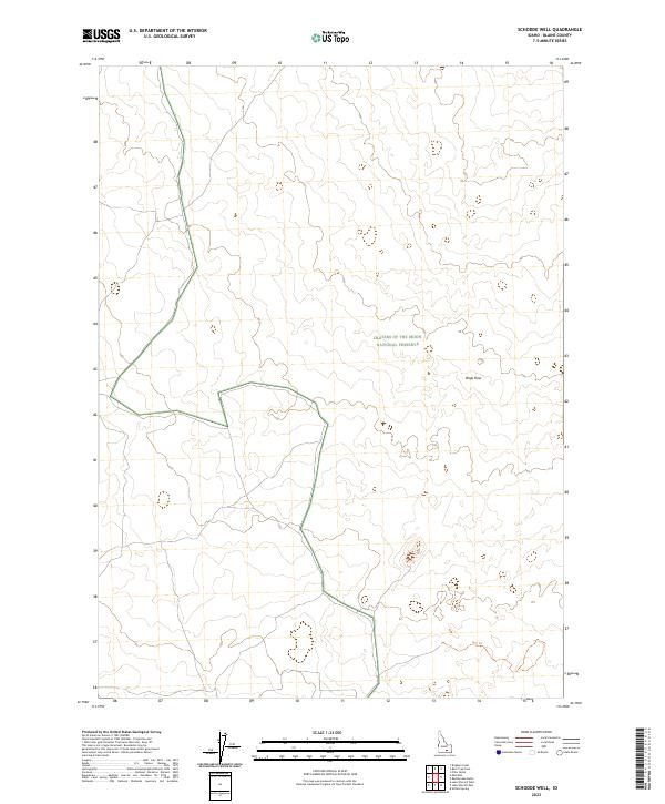 US Topo 7.5-minute map for Schodde Well ID