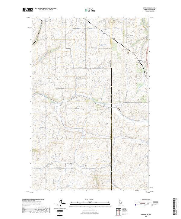 US Topo 7.5-minute map for Setters IDWA