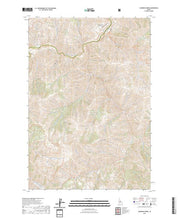 US Topo 7.5-minute map for Sliderock Ridge ID