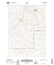 US Topo 7.5-minute map for Snowshoe Butte ID