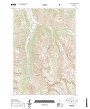 US Topo 7.5-minute map for Standhope Peak ID