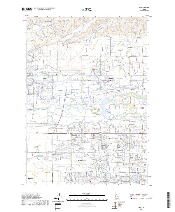 US Topo 7.5-minute map for Star ID