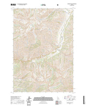 US Topo 7.5-minute map for Swanholm Peak ID