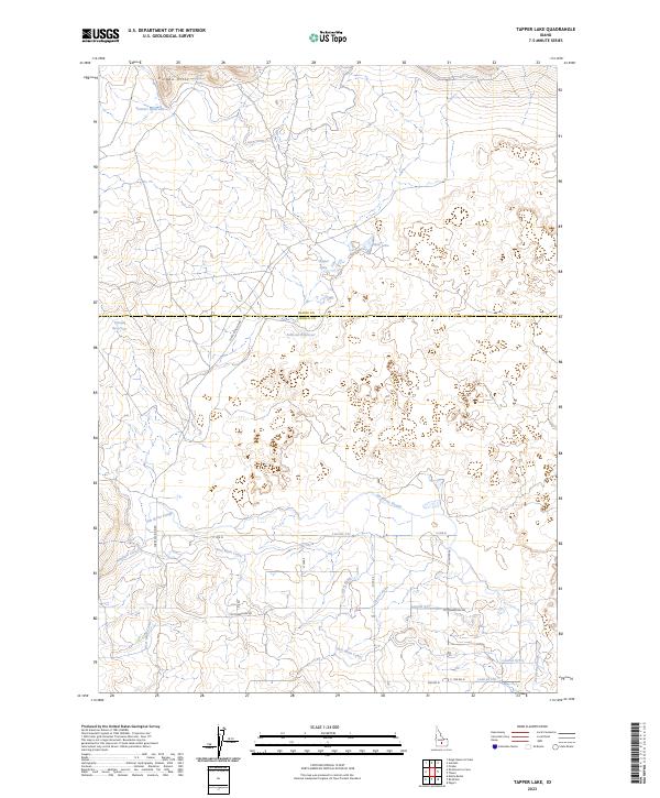 US Topo 7.5-minute map for Tapper Lake ID