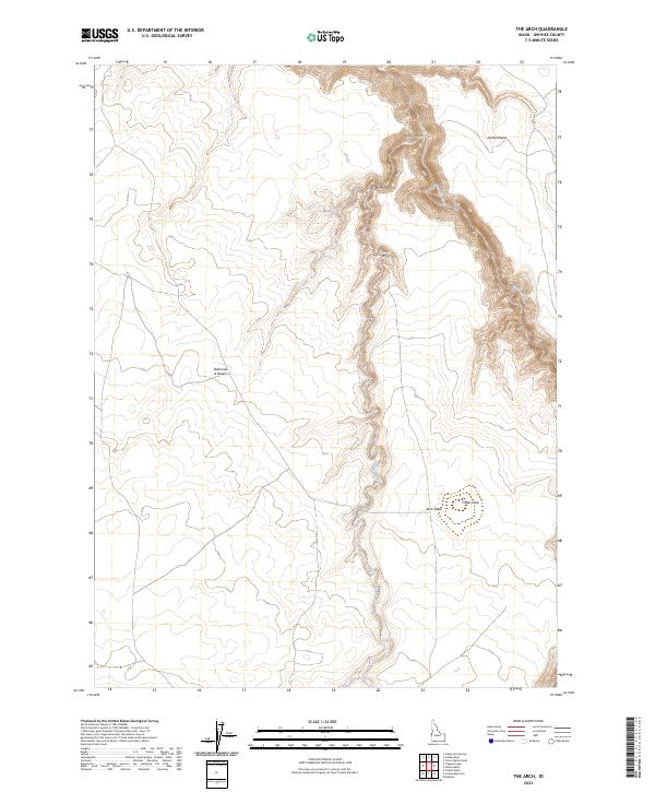 US Topo 7.5-minute map for The Arch ID