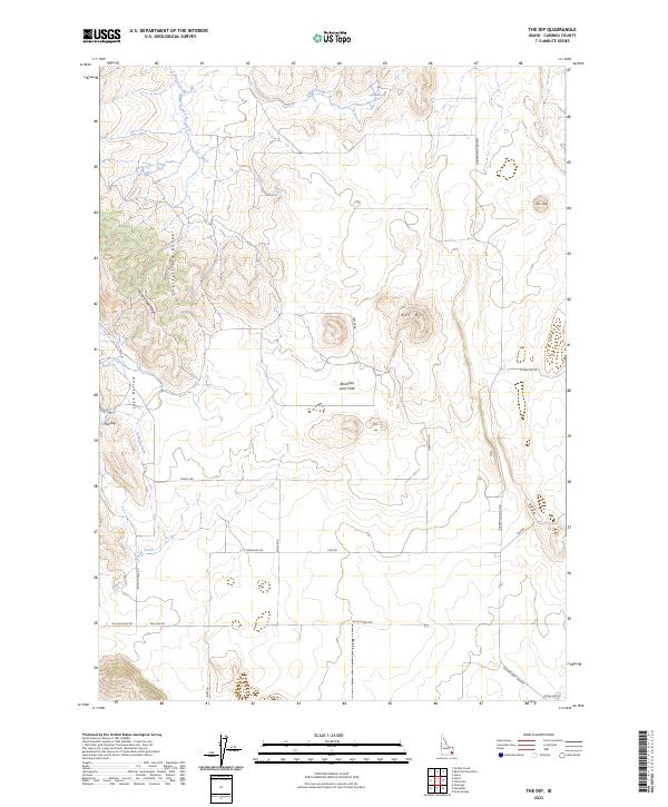 US Topo 7.5-minute map for The Dip ID