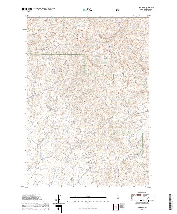 US Topo 7.5-minute map for The Roost ID