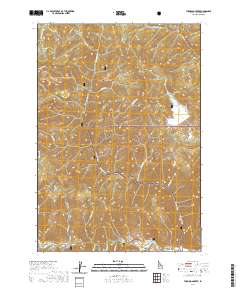 USGS US Topo 7.5-minute map for Thompson Creek ID 2020