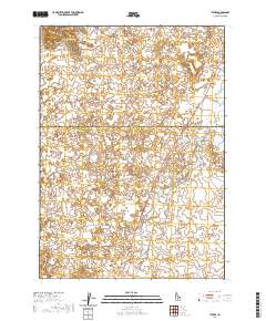 USGS US Topo 7.5-minute map for Tikura ID 2020