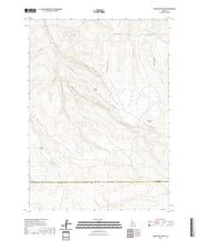 US Topo 7.5-minute map for Twentymile Butte ID