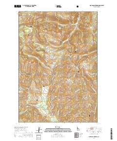 USGS US Topo 7.5-minute map for War Eagle Mountain ID 2020