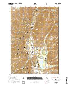 USGS US Topo 7.5-minute map for Warm Lake ID 2020