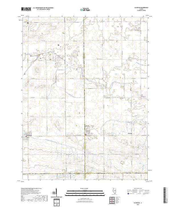 US Topo 7.5-minute map for Allerton IL