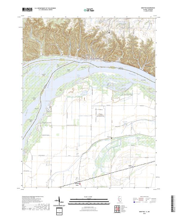 US Topo 7.5-minute map for Grafton ILMO