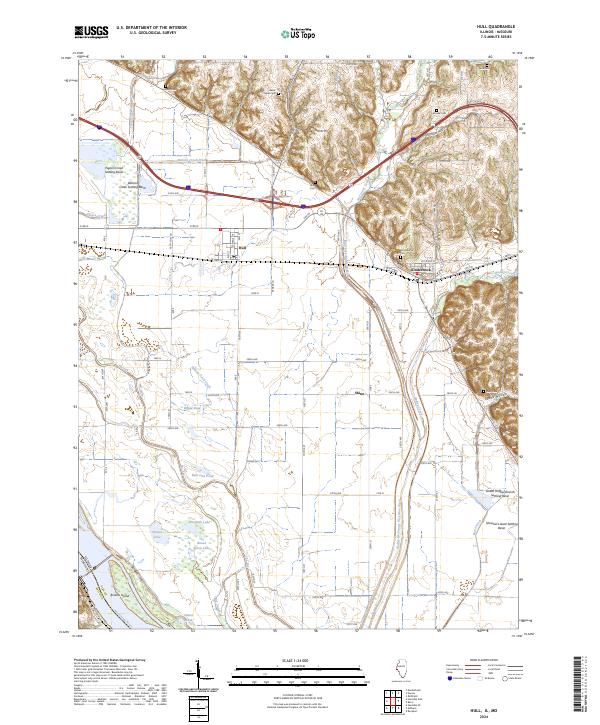 US Topo 7.5-minute map for Hull ILMO