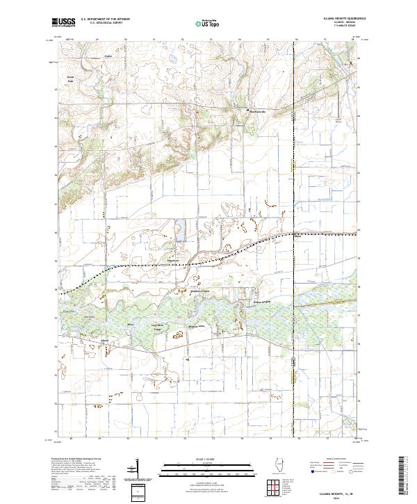 US Topo 7.5-minute map for Illiana Heights ILIN