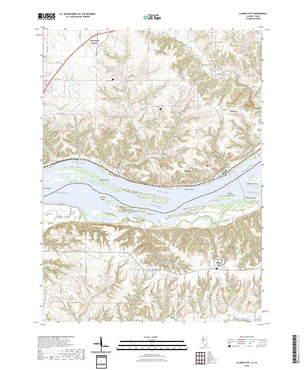 US Topo 7.5-minute map for Illinois City ILIA