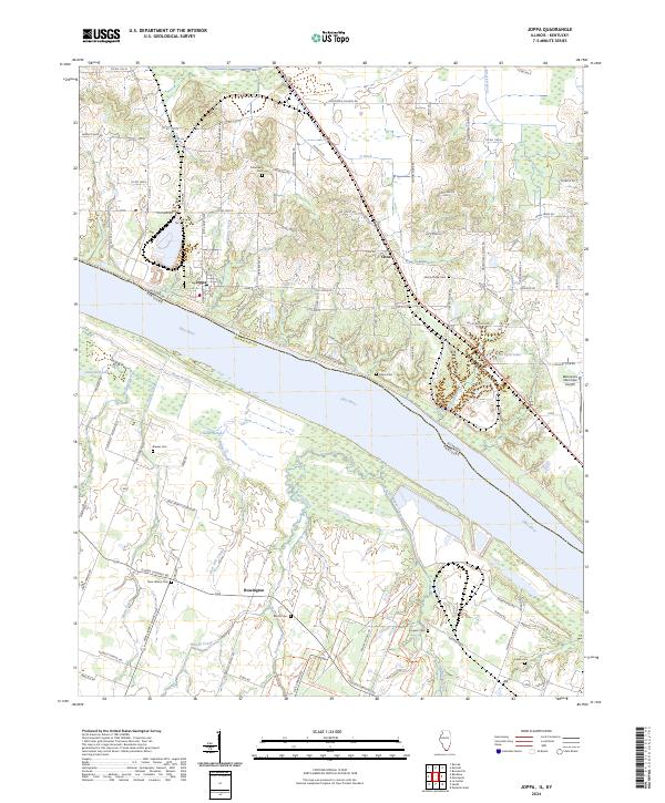 US Topo 7.5-minute map for Joppa ILKY