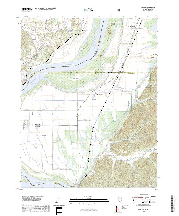 US Topo 7.5-minute map for McClure ILMO