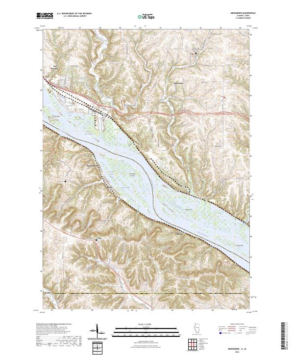 US Topo 7.5-minute map for Menominee ILIA