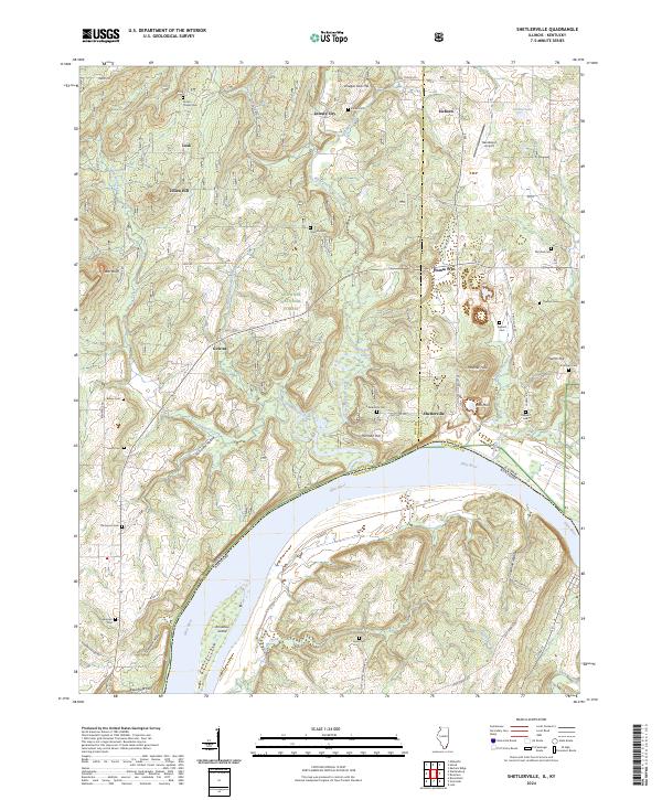 US Topo 7.5-minute map for Shetlerville ILKY