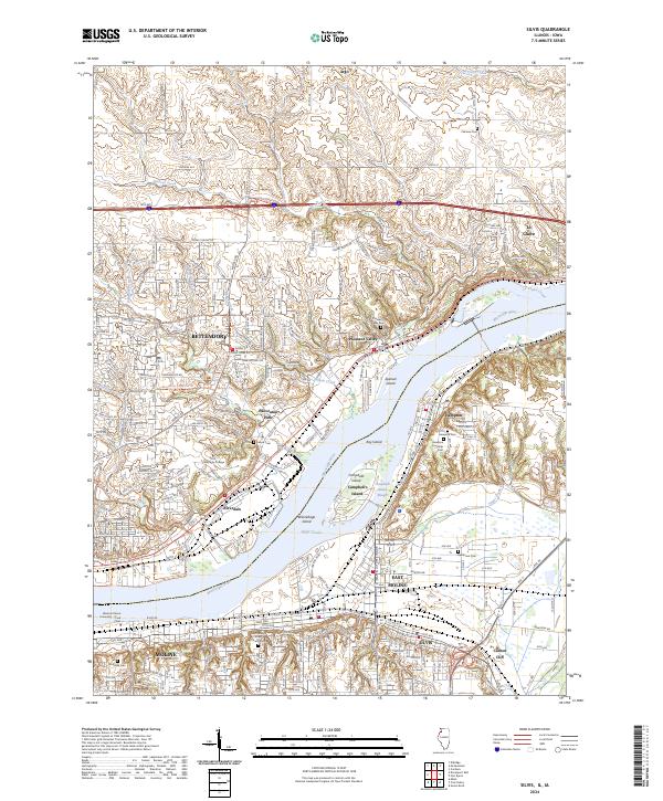 US Topo 7.5-minute map for Silvis ILIA