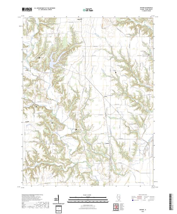 US Topo 7.5-minute map for Snyder IL