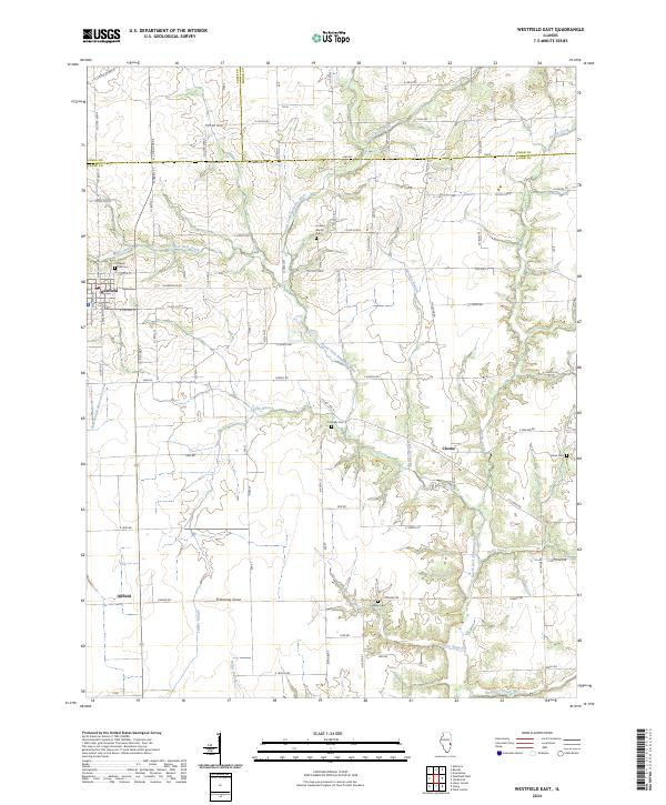 US Topo 7.5-minute map for Westfield East IL