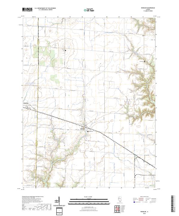 US Topo 7.5-minute map for Wheeler IL