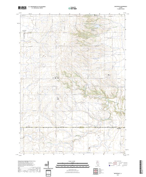 US Topo 7.5-minute map for Whitefield IL