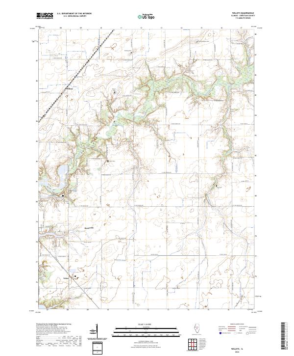 US Topo 7.5-minute map for Willeys IL