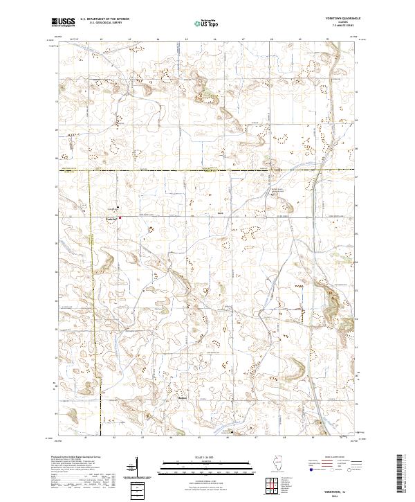 US Topo 7.5-minute map for Yorktown IL