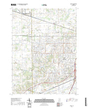 US Topo 7.5-minute map for Arcola IN