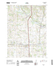 US Topo 7.5-minute map for Ashley IN