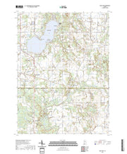 US Topo 7.5-minute map for Bass Lake IN