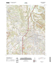 US Topo 7.5-minute map for Bloomington IN