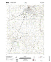 US Topo 7.5-minute map for Bluffton IN