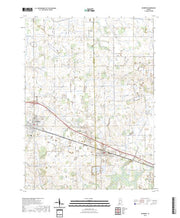 US Topo 7.5-minute map for Bourbon IN