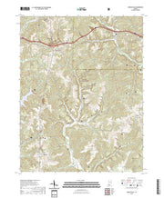 US Topo 7.5-minute map for Branchville IN