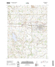 US Topo 7.5-minute map for Bremen IN