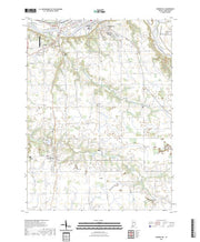 US Topo 7.5-minute map for Bunker Hill IN